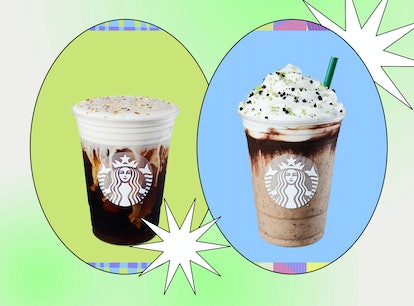 I tried the Starbucks summer 2023 drink menu, which includes a Girl Scout Cookie Thin Mint dupe Frap...