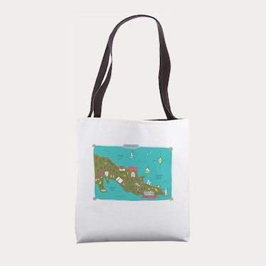The Summer I Turned Pretty - Map Tote Bag