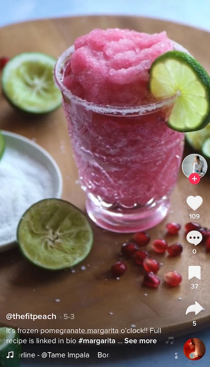 Pomegranate margaritas are some of the 'Summer I Turned Pretty' recipes on TikTok. 