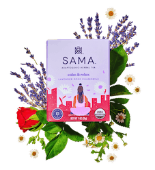 Sama Calm & Relax Tea (15 Tea Bags) is one of Tayshia Adams' favorite self-care tools.